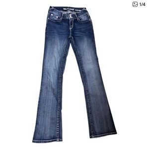 Wallflower Luscious Curvy fit denim mid rise stretch Jeans sz 11 L